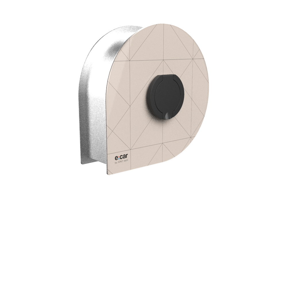 Wallbox e:car WALL single zásuvka SMART 22kW (Burberry stripes)