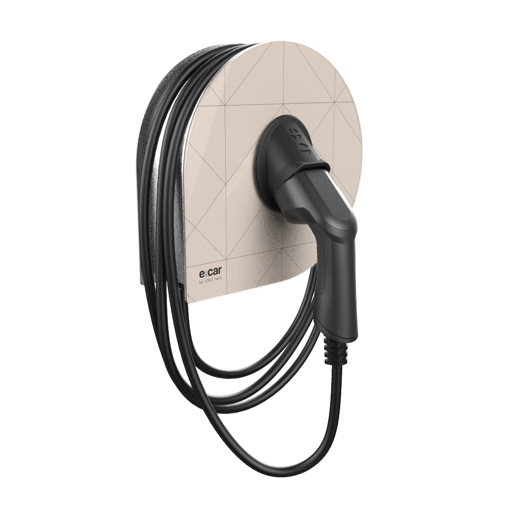Wallbox e:car WALL single kabel SMART 11kW (Burberry stripes, Standardní délka 5 m)